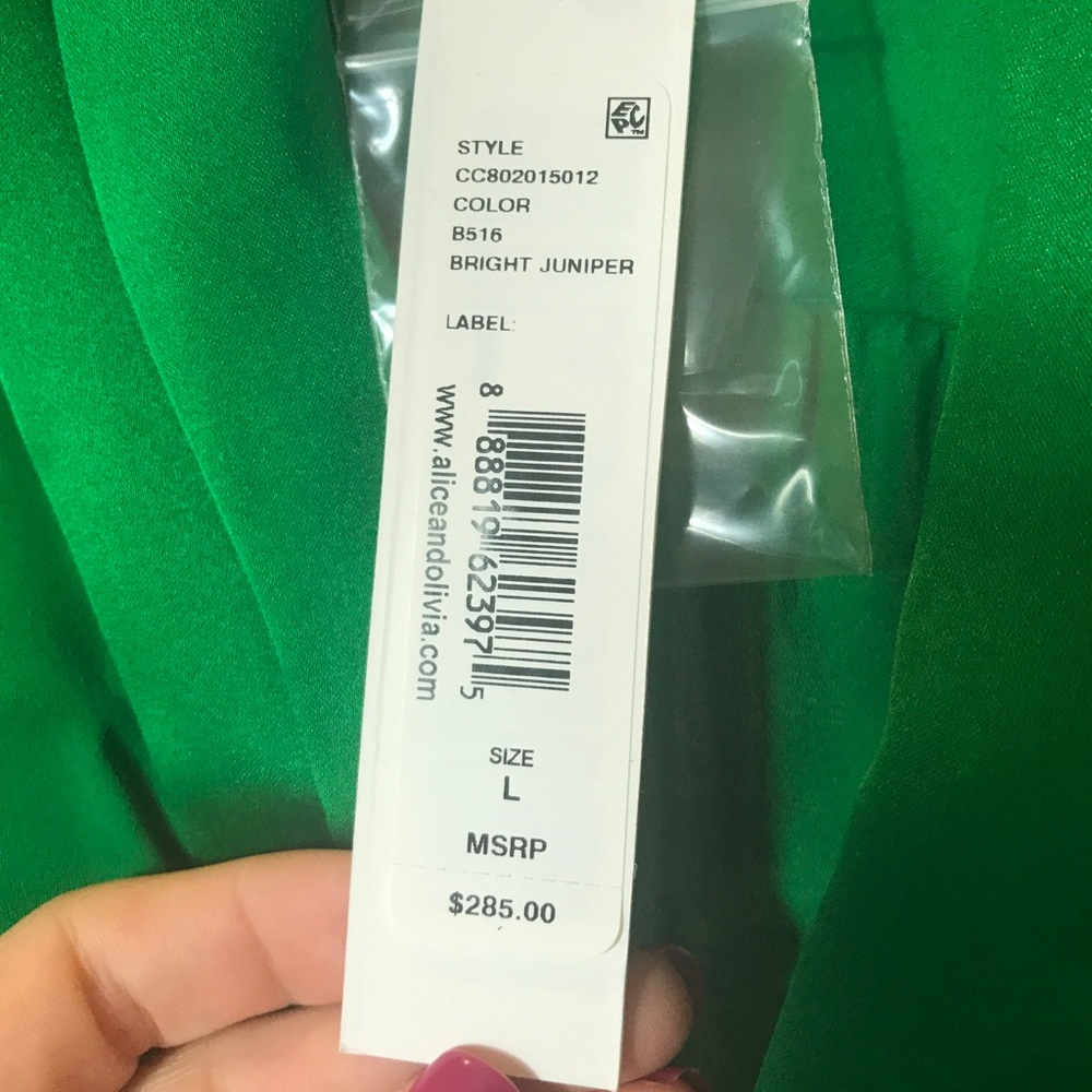 LAST ONE//100% AUTHENTIC Alice & Olivia Blouse - Picture 2 of 4